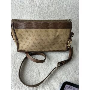 DOONEY & BOURKE Purse Vintage Small Slim Canvas Purse